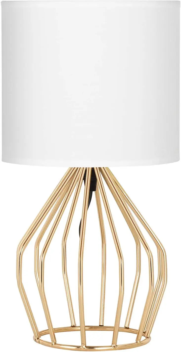 Vintage Metal Table Light Iconic Design Linen Fabric Shade Warm Ambience Desk Lamp for Living Room Bedroom Home Office Hotel