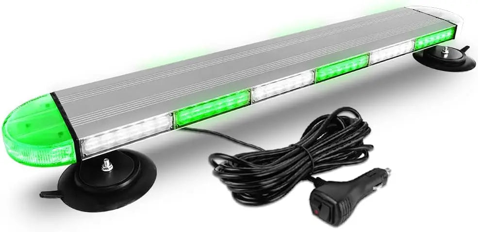 31 Inch Low Profile Rooftop Emergency Strobe Light Bar Full Aluminum 12V 1200 Lumens 130W Flashing Safety Warning for Car