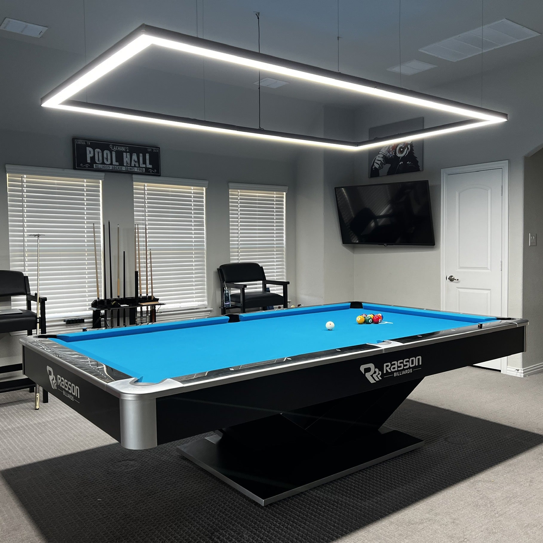 9FT Perimeter Billiard® LED Pool Table Light