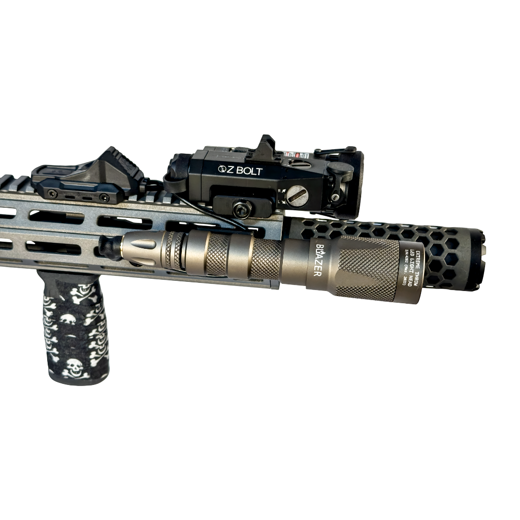 18650 LED Rifle Mounted Light - 6x Anodized Colors