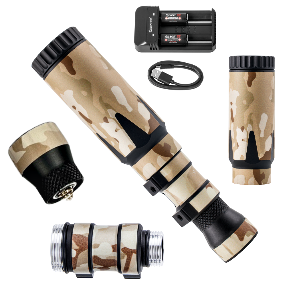 BLAZER I LED IR Illuminators + Nylon Wraps - RIFLE MOUNTED (IP65)