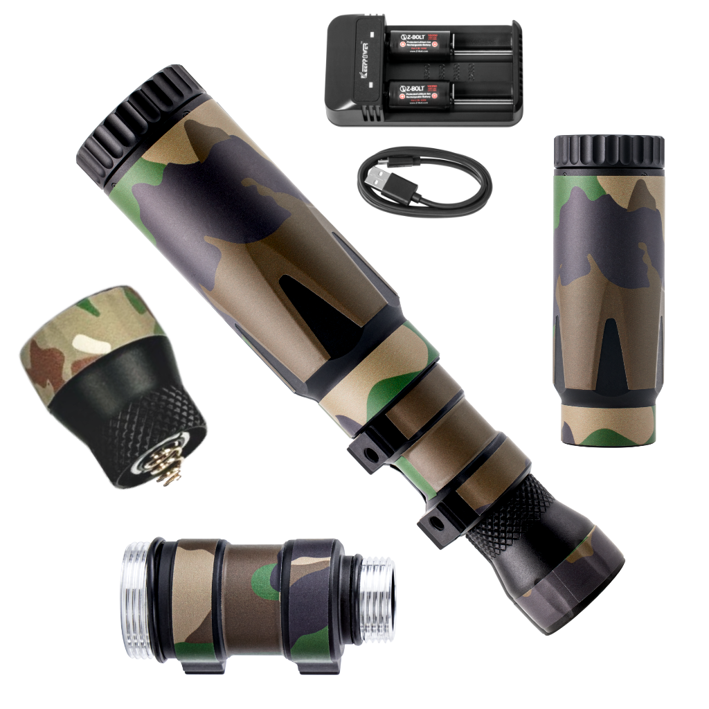 BLAZER I LED IR Illuminators + Nylon Wraps - RIFLE MOUNTED (IP65)