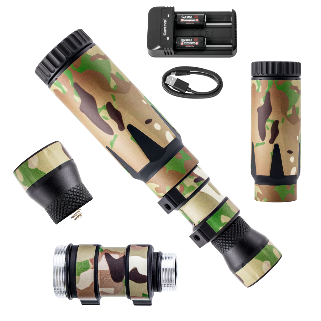 BLAZER I LED IR Illuminators + Nylon Wraps - RIFLE MOUNTED (IP65)