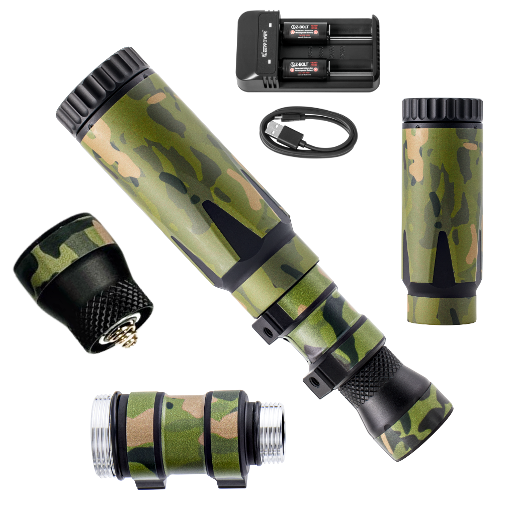 BLAZER I LED IR Illuminators + Nylon Wraps - RIFLE MOUNTED (IP65)
