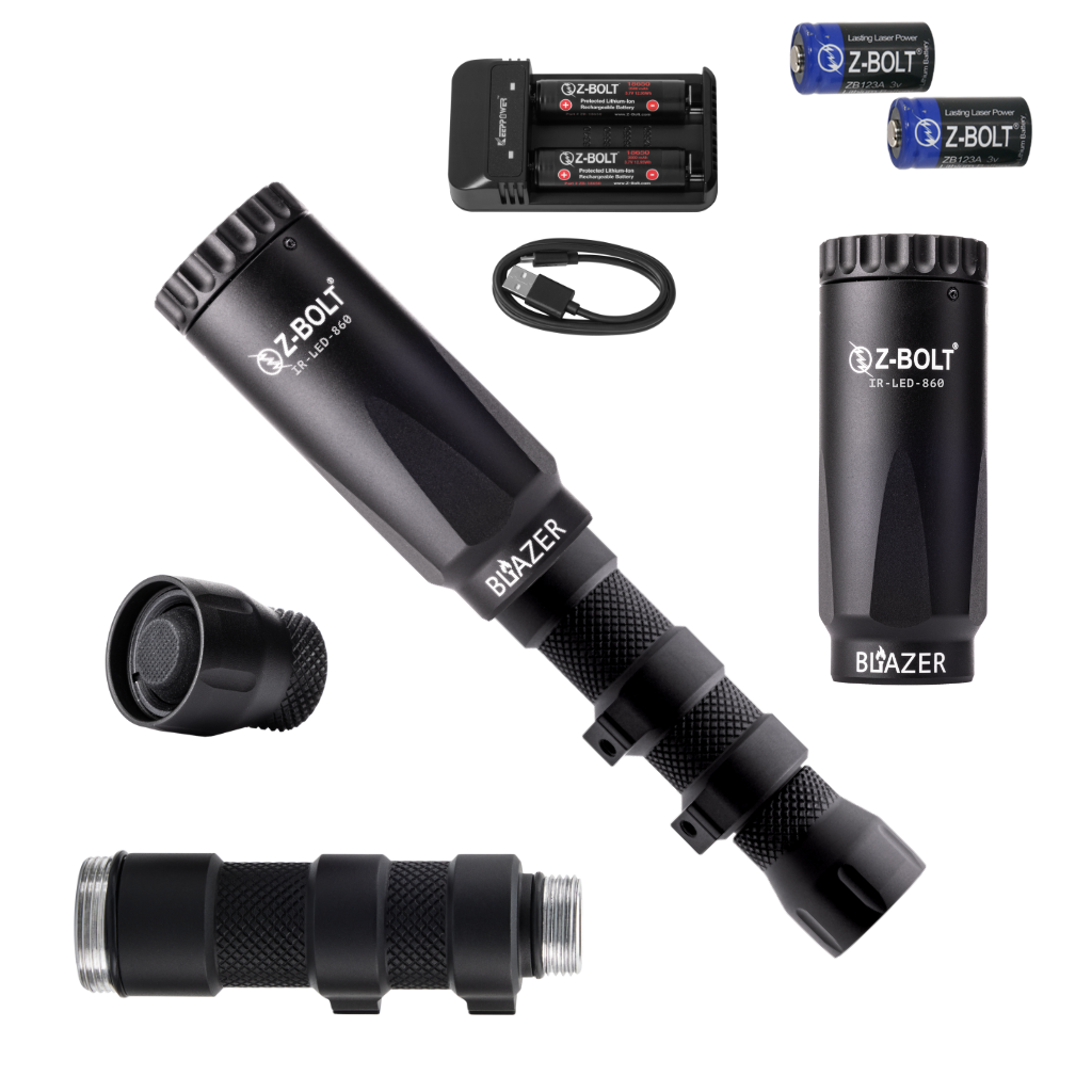BLAZER I LED IR Illuminators - RIFLE MOUNTED (IP65)