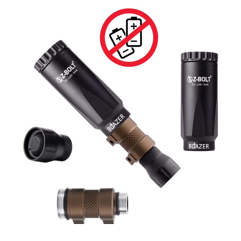 BLAZER I LED IR Illuminators - RIFLE MOUNTED (IP65)