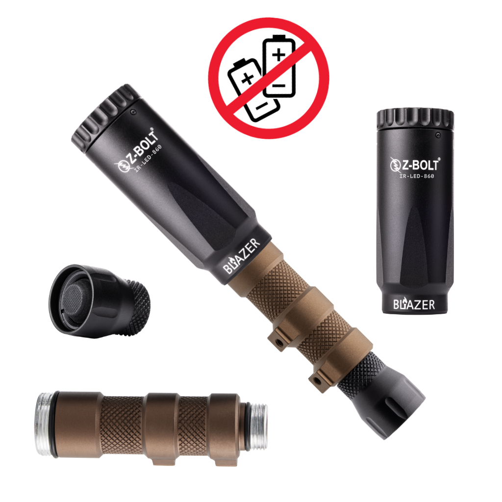 BLAZER I LED IR Illuminators - RIFLE MOUNTED (IP65)