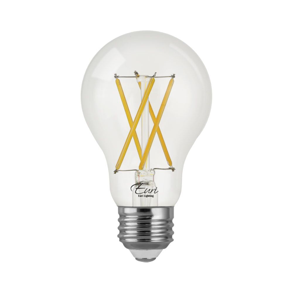 Euri Lighting Va19-3020Cec Led A19, Warm White 2700K, Dimmable, 8.5W (60W Equivalent) 800Lm, 320° Beam Angle, Medium Base (E26), Ul & Energy Star Listed