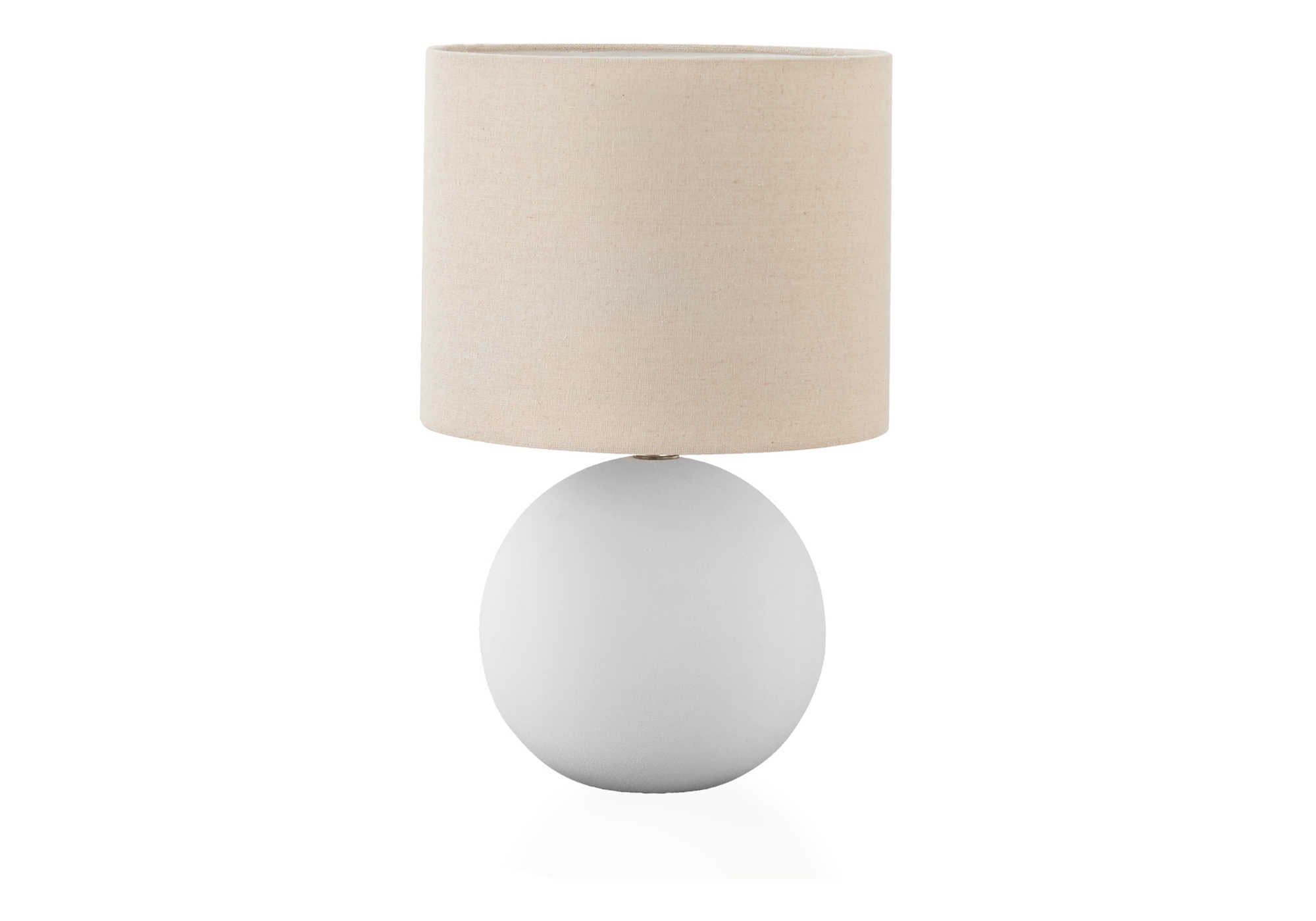 Monarch Specialties I 9632 Lightingtable Lamp, Cream Shade, Cream Ceramic, Contemporary