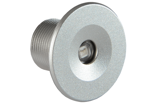 Light Echo 2' Recessed Brushed Blue