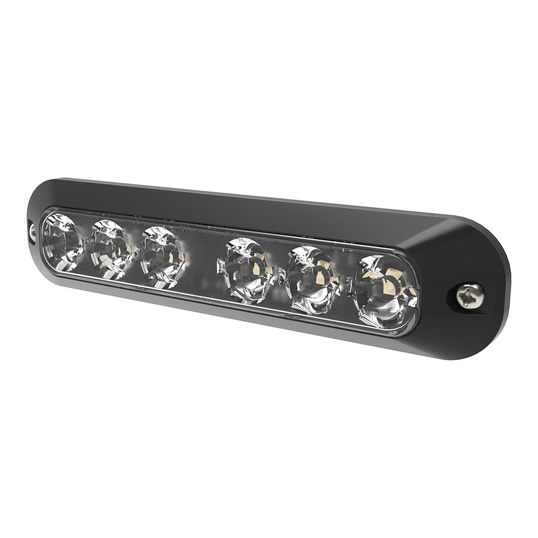 6 LED SURFACE MNT SPLIT 12-24VDC RB