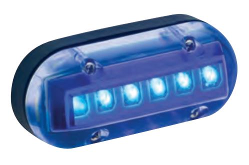 Attwood 6528B7 Led Base Underwater Lights, Blue