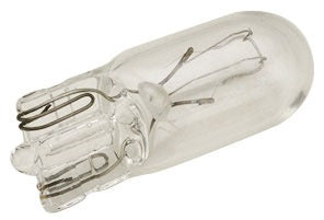 LIGHT BULB 194 WEDGE BASE 12V-