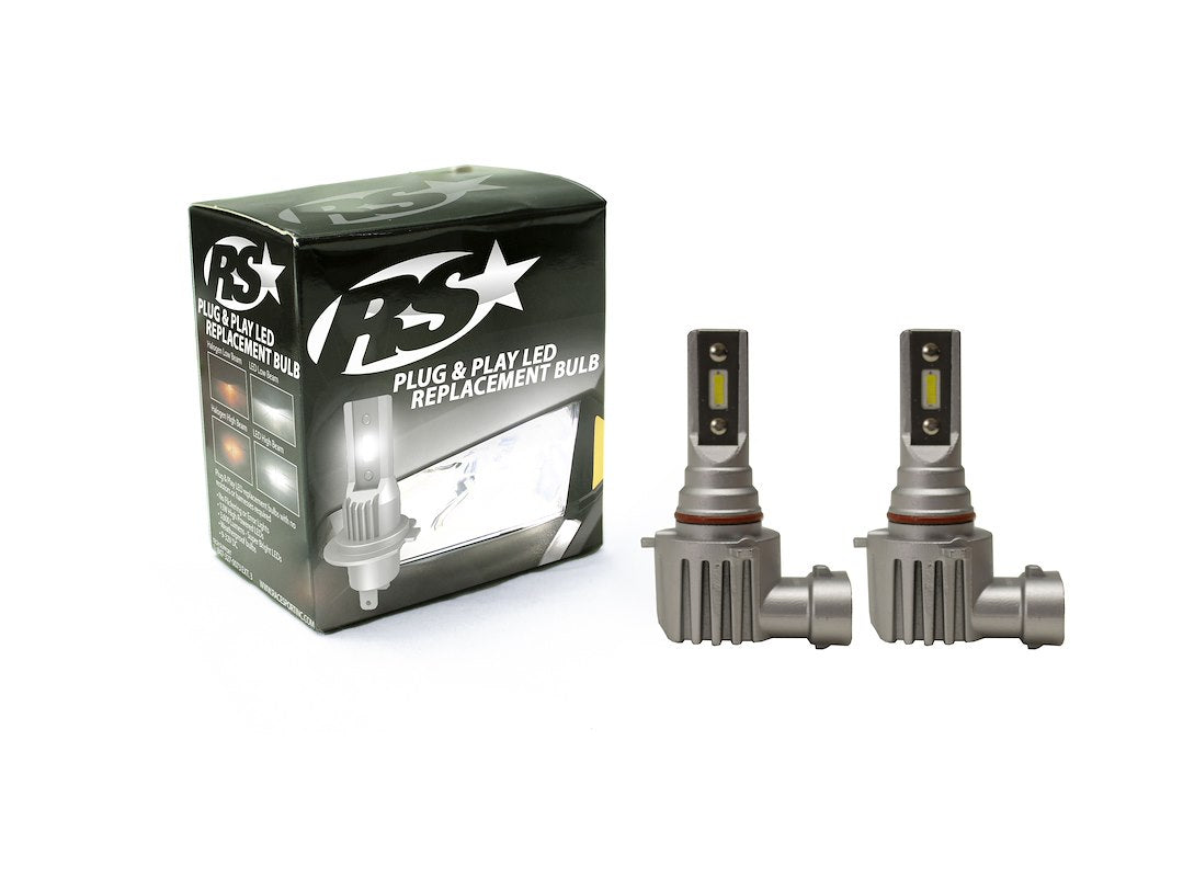 Race Sport Lighting Rspnp9005 9005 Pnp Series Plug N Play Super Lux Led Replacement Bulbs - 1,900 Lux Max Output
