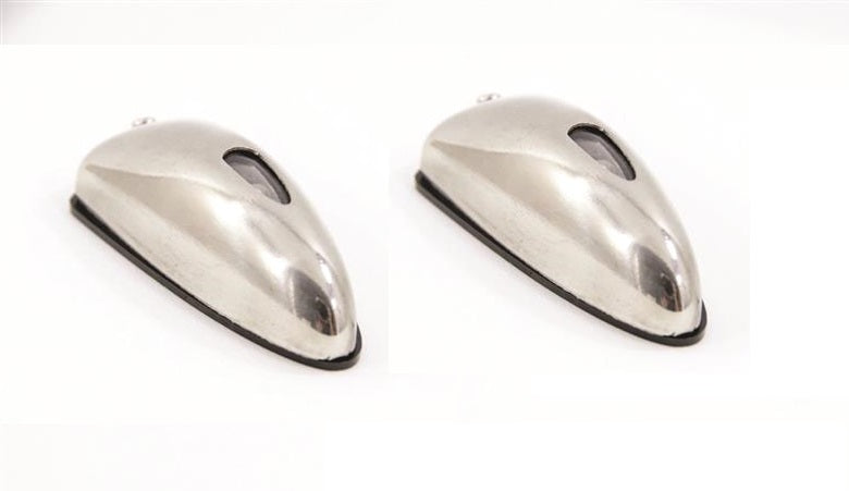 T-H Marine Led Navigation Boat Lights – Low Profile Stainless Steel Side Bow Lights - Green And Red Lights Visibile To 1 Nautical Mile - Vertical Angle Mount, Pair