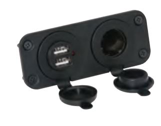 ADAPTOR DUAL PORT 12VDC