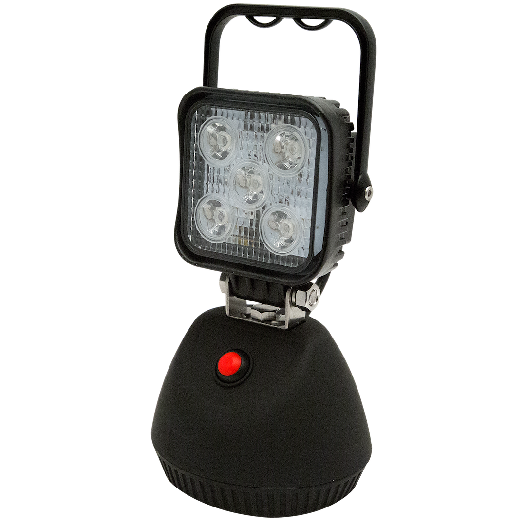 ECCO EW2461 Portable Wireless Rechargeable Magnetic LED Flood Work Light, Small, Black, Aluminum