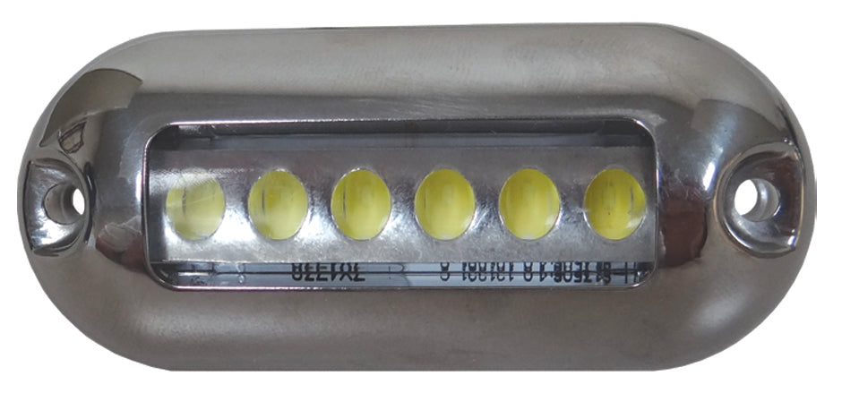 T-H Marine 232-Led51901Dp Submersible Led Light, Blue, With Stainless Steel Bezel