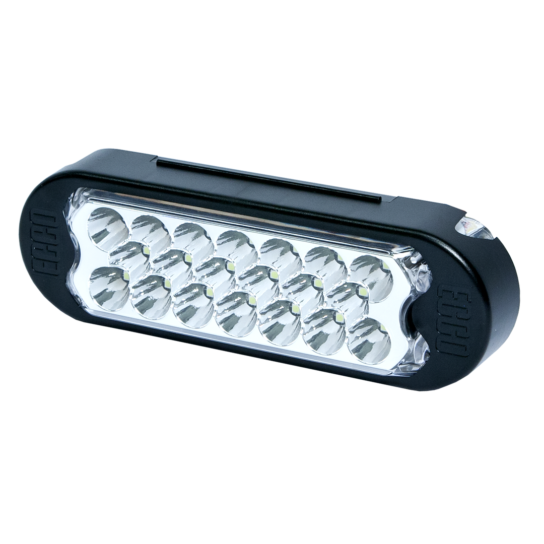 LED HEAD OVAL 3800 AMBER/WHITE 12-2