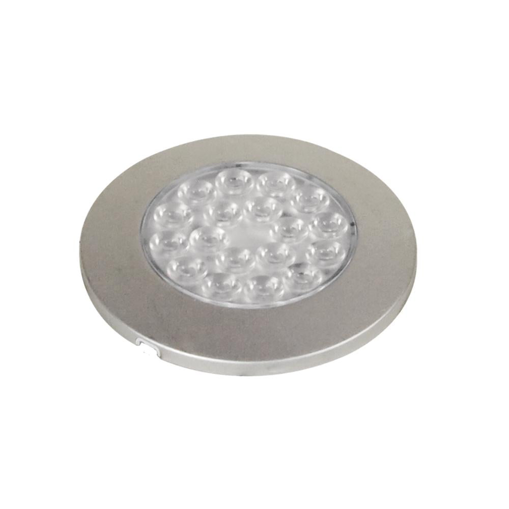 Jesco Lighting SD122CV3550-S Orionis LED Round Surface Mount, 1.25W, 5000K, Silver, Plastic