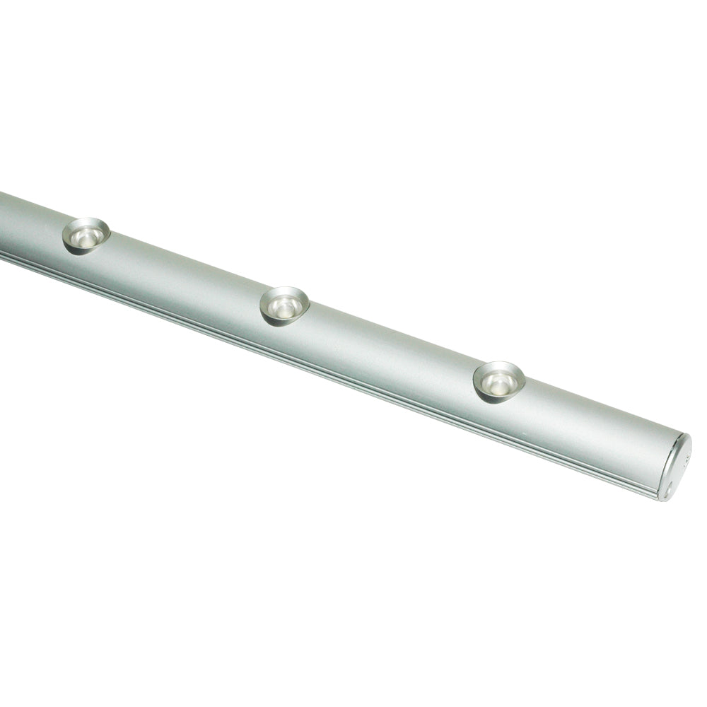 Jesco Lighting Corvi LED Linear Display Light, 24in, Aluminum, Silver Finish, Model SD100CC246040-S