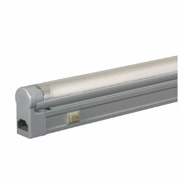 Jesco Lighting Sleek Plus Adjustable T5 Light Fixture 21W 6400K 34.625in x 0.875in x 1.625in Silver Finish Model SG5A