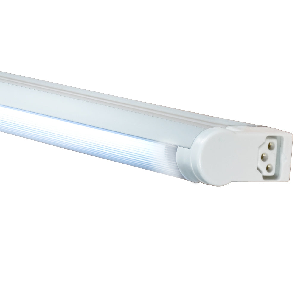 Jesco Lighting Sleek Plus Adjustable T5 Light Fixture, 24W, 6400K, 22.875in L x 0.875in W x 1.875in H