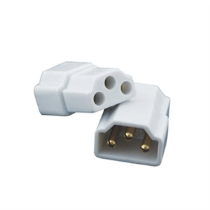 Jesco Lighting SG-DC Direct Connector, Chrome Finish, for End-to-End Connection