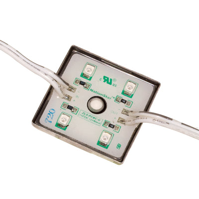 Jesco Dl-Sq Static Series Single-Color Lighting Strips Green, 110 Degree Beam Spread