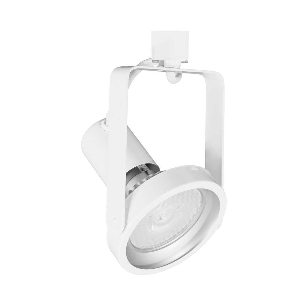 Jesco Lighting 1-Light Par38 Gimbal Track Head, 250W, 120V, Alloy Steel, White, Model H2HV238WT