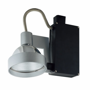 Jesco Lighting HMH701P3070S Metal Halide Track Light Fixture, 70W, PAR30, Silver Finish