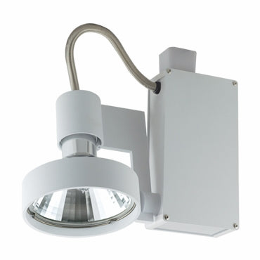 Jesco Lighting HMH701T6FL39S Metal Halide Track Light Fixture, 39W, T6 36-Degree Flood, Silver Finish