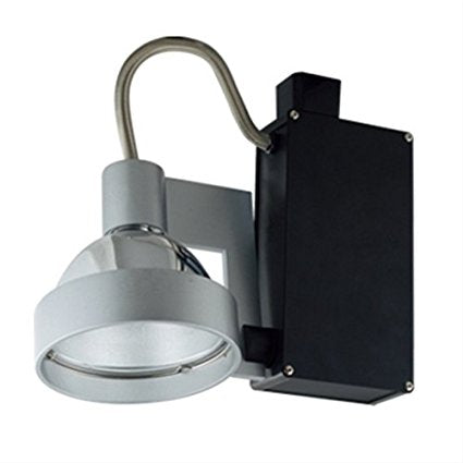 Jesco Lighting Hmh701T4Nf70S Contempo 701 Series Metal Halide Track Light Fixture, T4 24-Degree Narrow Flood, 70 Watts, Silver Finish