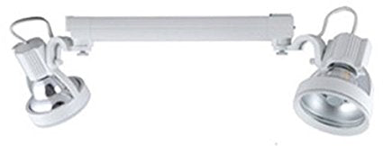 Jesco Lighting HMH903T6NF39-S Metal Halide Track Light Fixture, 39W, T6 24-Degree Narrow Flood, Silver Finish