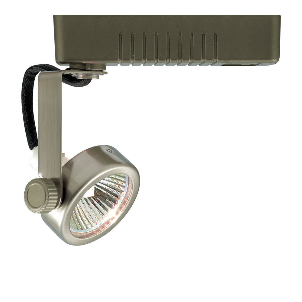 Jesco Lighting Mini Deco Low Voltage Track Head, 50W, 110V, Alloy Steel, Black, Model LLV13250BK
