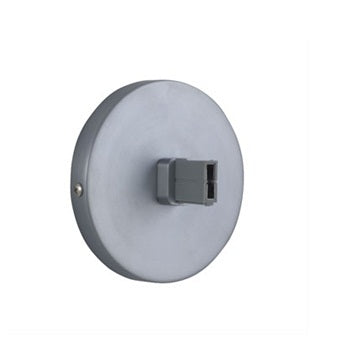 Jesco Lighting Wall Mounted Power Feed for Remote Transformer, Chrome, Model MA-PFWCH, Crystal Material
