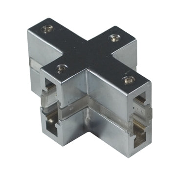 Jesco Lighting MA-X-SN X-Connector, Satin Nickel Finish, Conductive Accessory