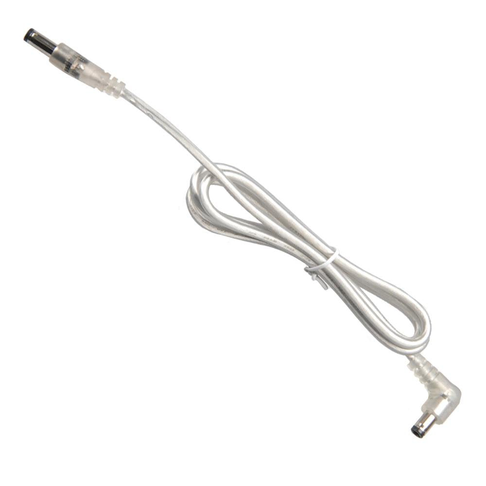 Jesco Lighting Power Connector - 59in Straight, Polycarbonate, Black Finish, Model PC-DCI-DCL-59