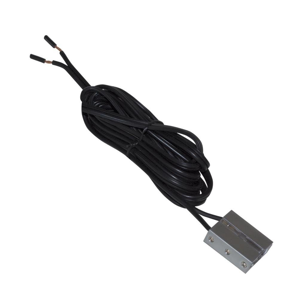 Jesco Lighting Live End Accessory for Mini Track, Satin Nickel Finish, Model MTSL-LE/HW, One Size, Plastic Material