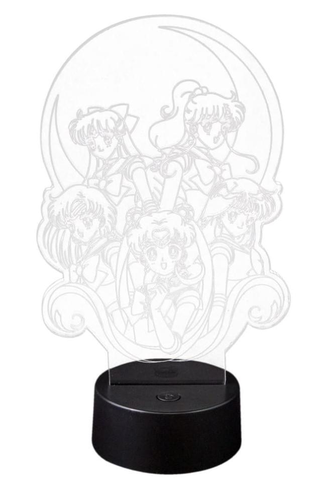 Stunned Mind Sailor Moon Acrylic Lamp Led Lamp [7” X 4.32”], Night Light, Lighting, Illuminate By Just Funky - Sailor Scouts, Prism Powers, Kawaii, Magical Girls, Usagi, “In The Name Of The Moon”
