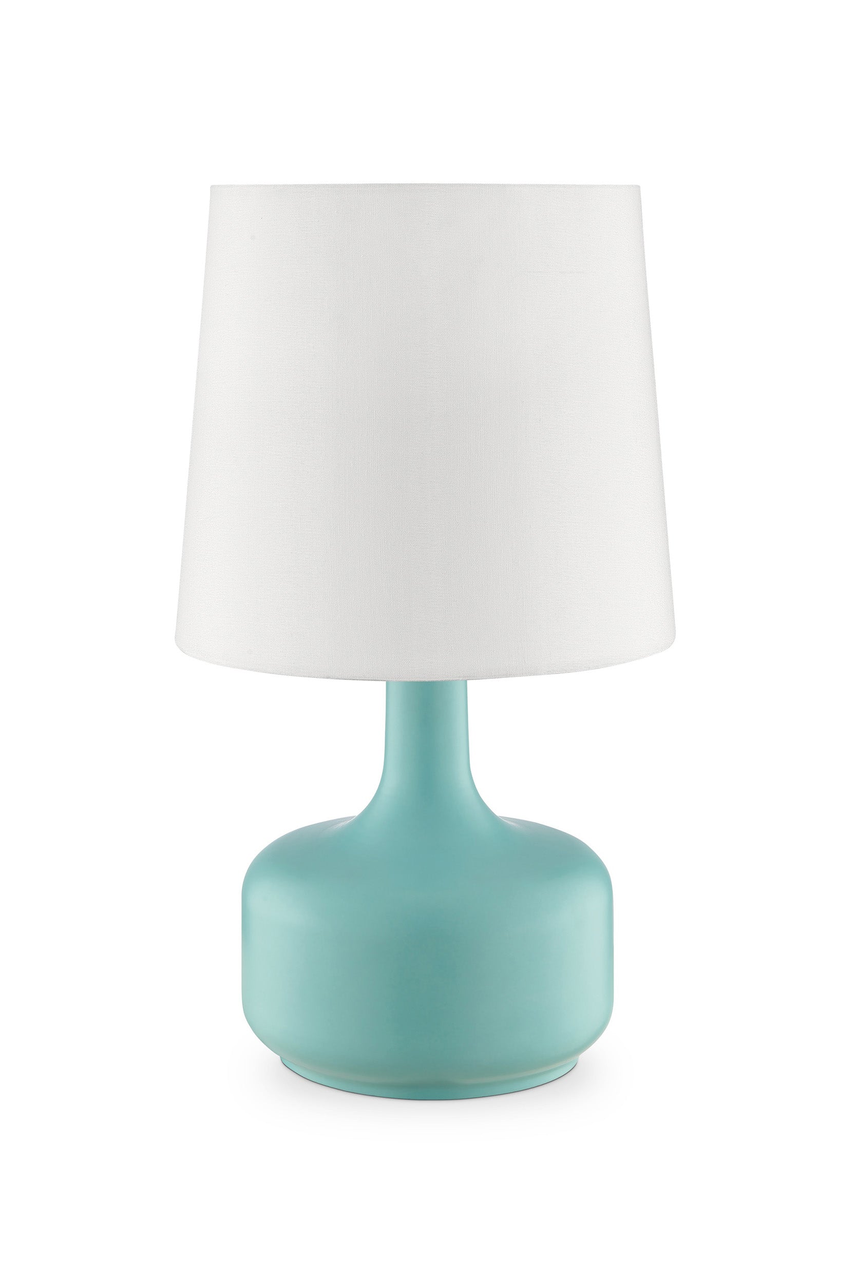 ORE 17.25in Tall Modern Mid-Century Table Lamp, Powder Cloud Green, Model K-819GR