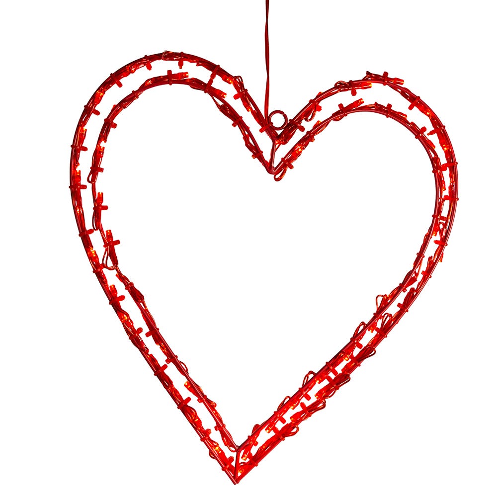 Kurt S. Adler Novelty Lights, Red, 12in, Plastic, Model AD1021