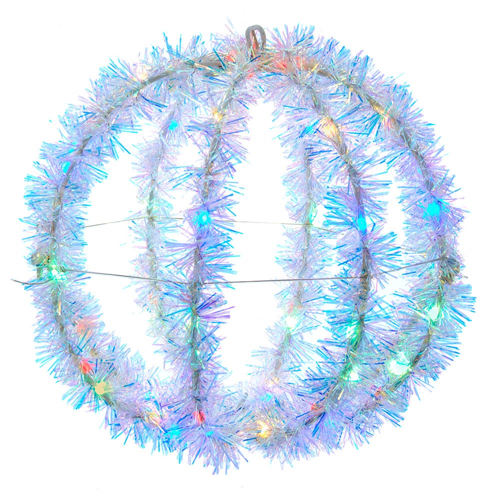 Kurt S. Adler Sphere Lights, Multi-Colored, 8in, Iron, Model AD1032M