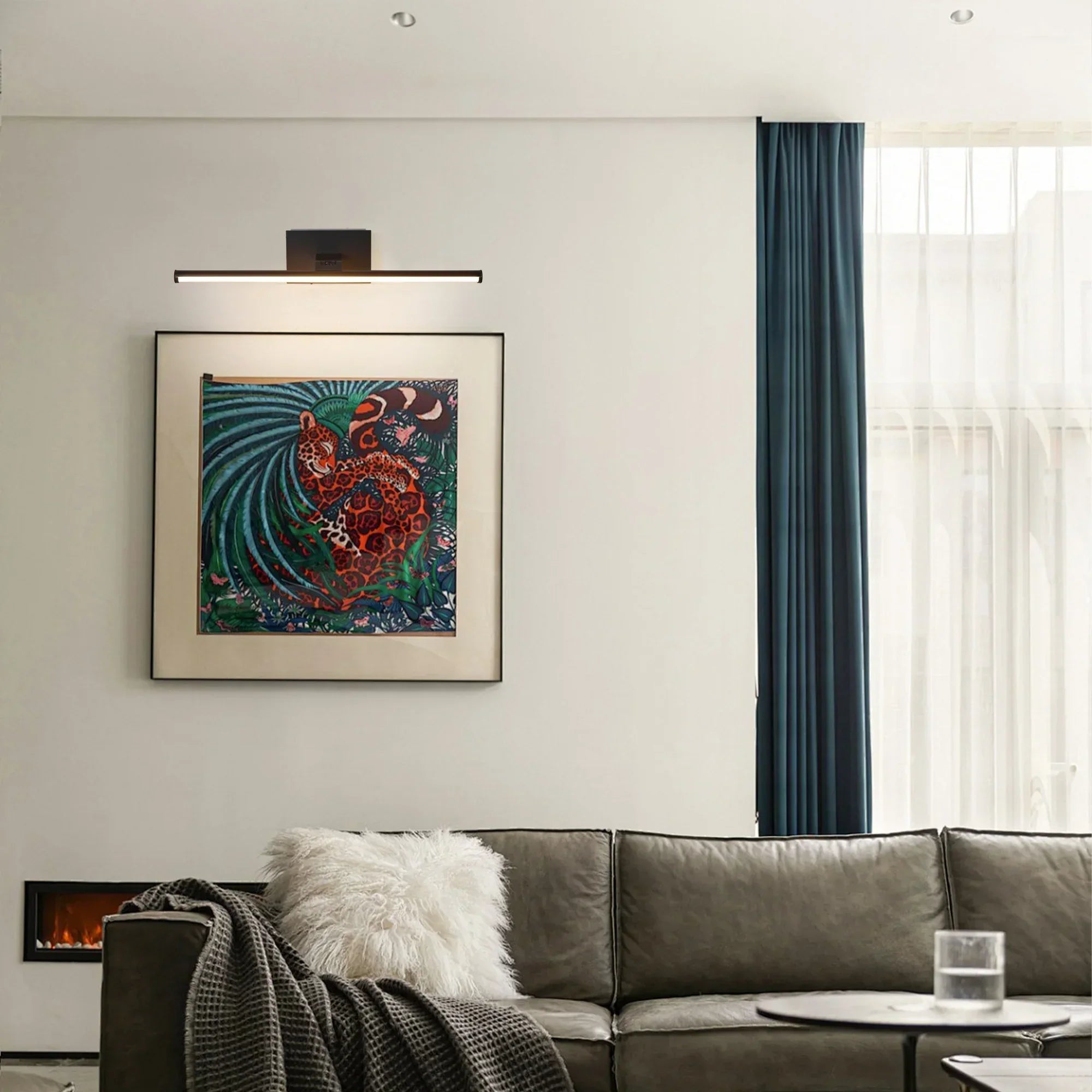 Battery-powered LED Mirror Vanity Light with Remote Control