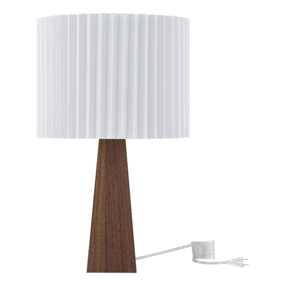 Catarina Table Lamp 5ft Power Cord, USB Charger , Ivory