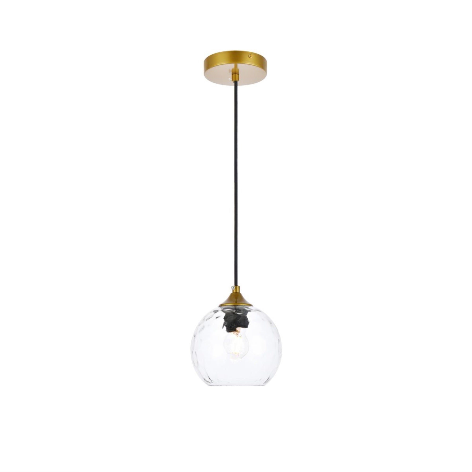 Cashel 6 Inch Brass Pendant