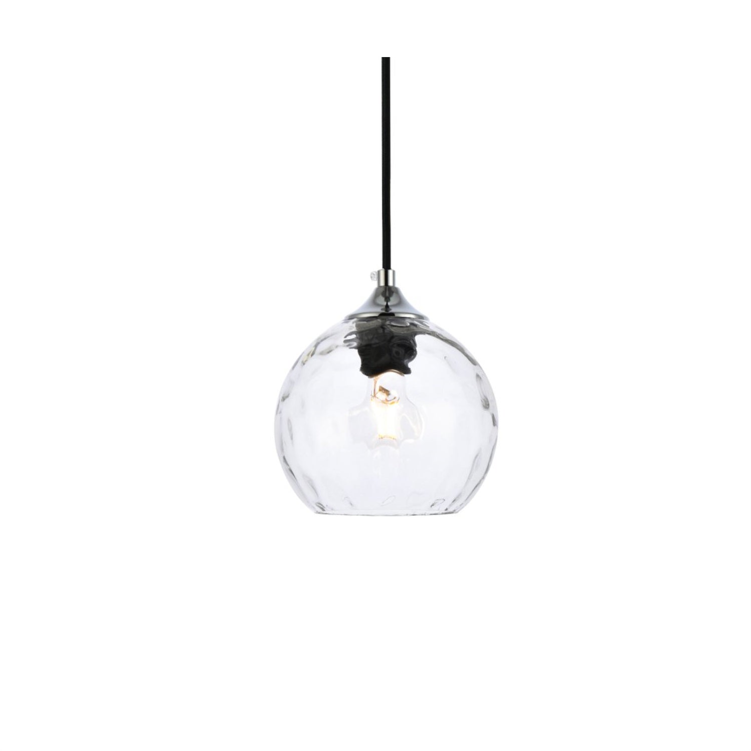 Cashel 6 Inch Chrome Pendant