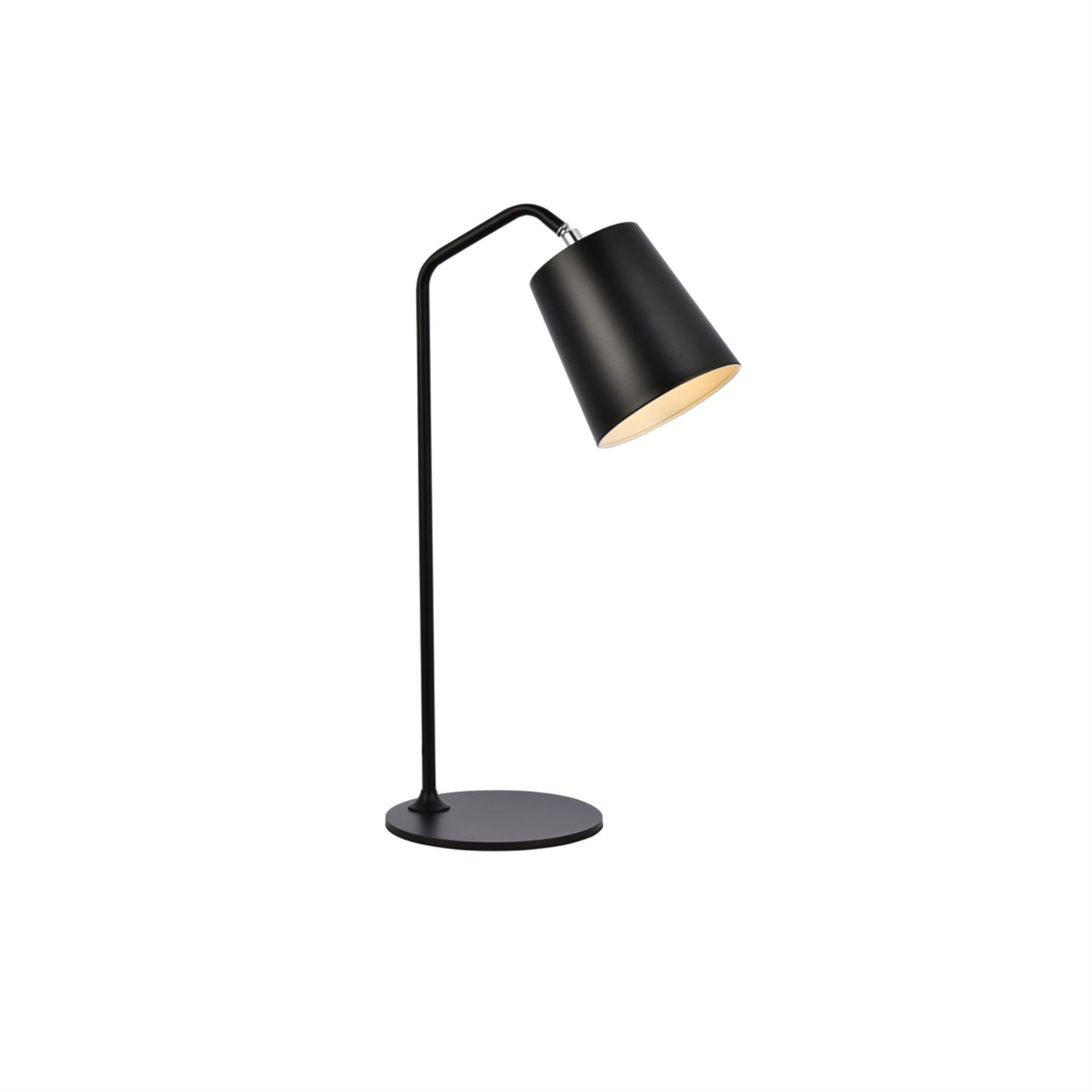 Leroy 1 light black table lamp