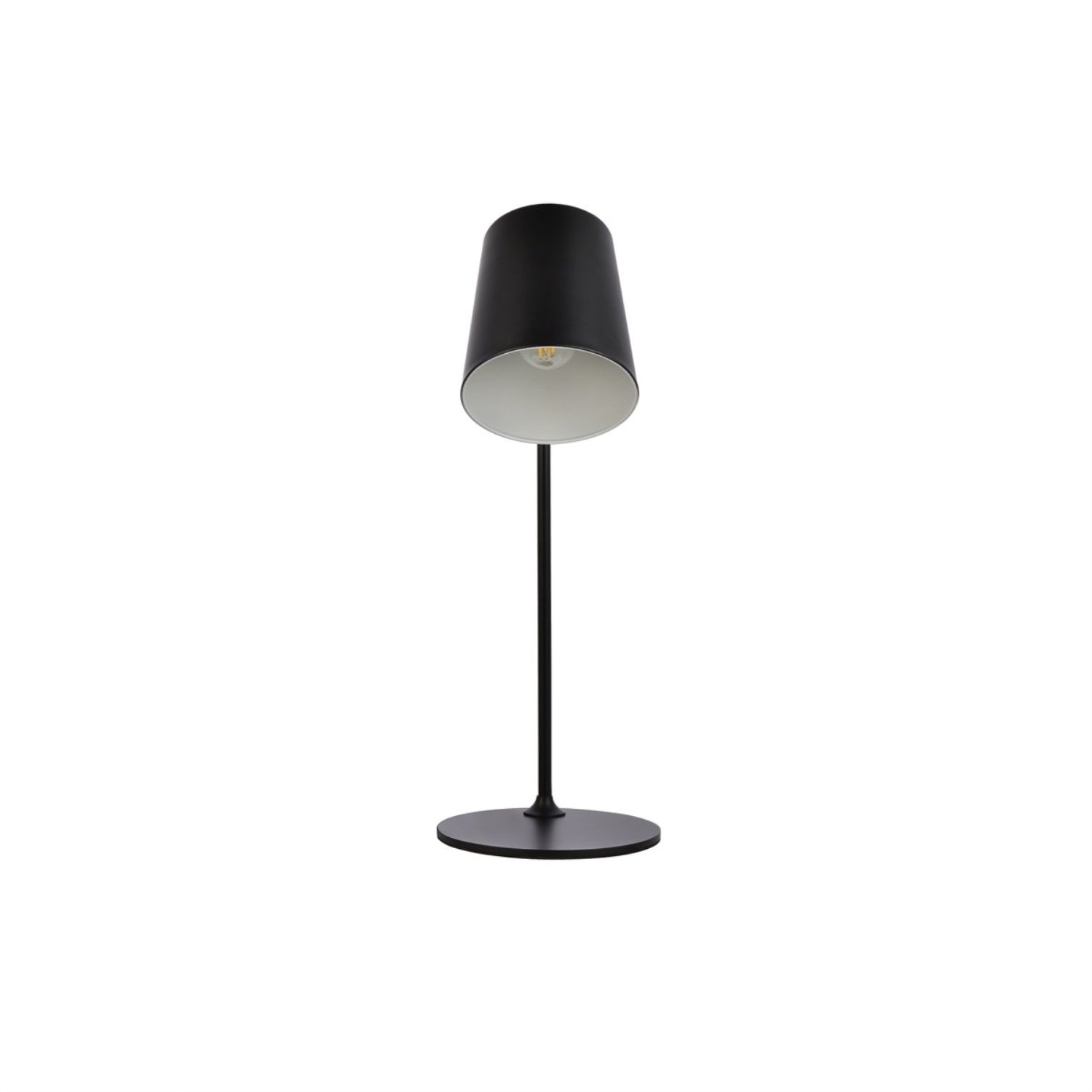 Leroy 1 light black table lamp