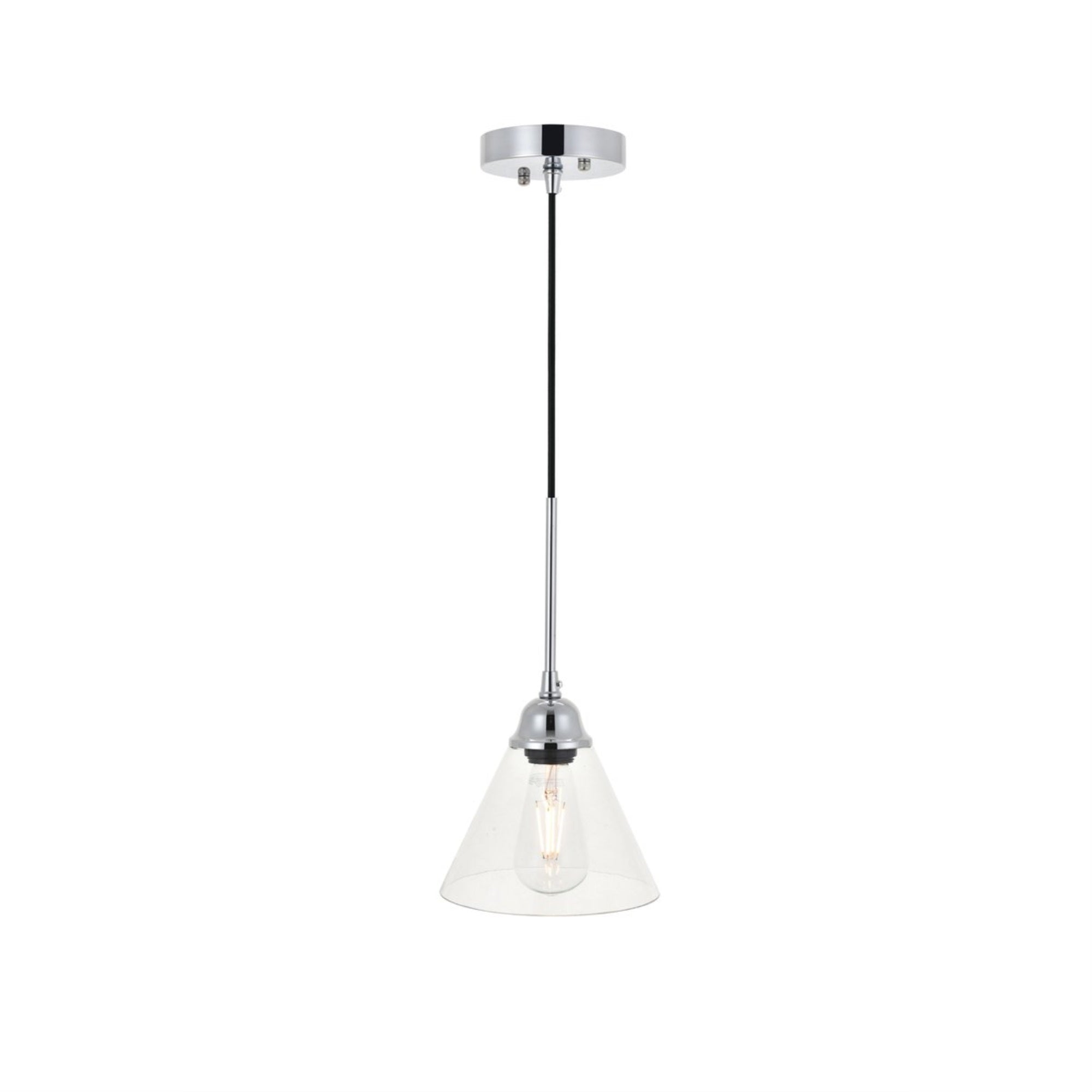 Histoire 1 light chrome Pendant